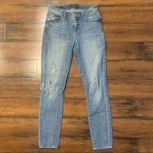 Lucky Brand Brooke Skinny Distressed Jeans - Size  4